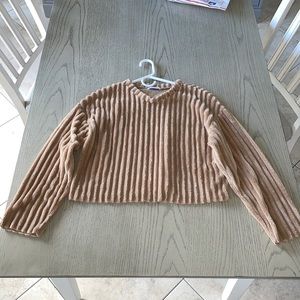 Zara Trafaluc fleece sweater size Small